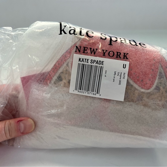 Kate Spade Wing It Wicker Butterfly Coin Purse On A Chain - Picture 8 of 9